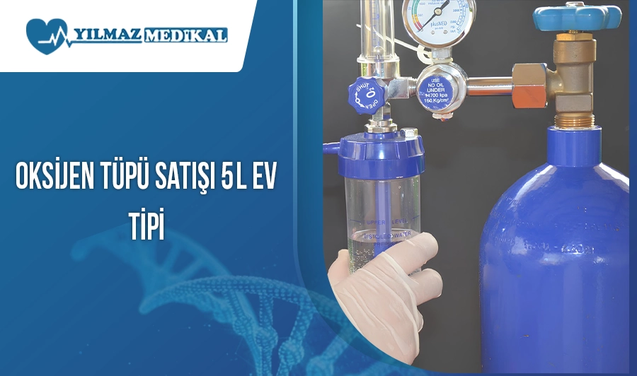Oksijen Tüpü Satışı 5 L Ev Tipi