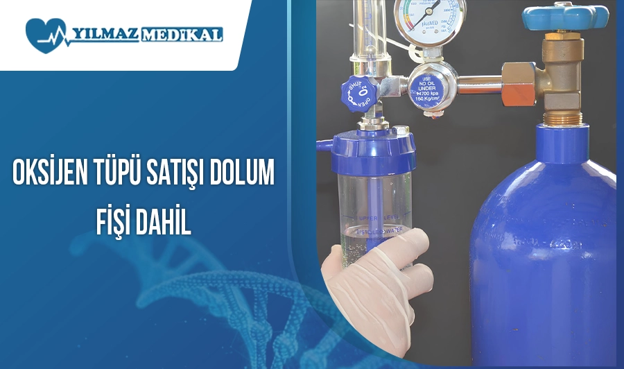 Oksijen Tüpü Satışı Dolum Fişi Dahil